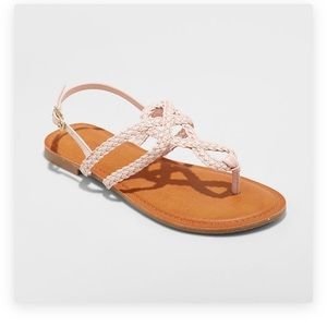 Universal Thread Pink Braided Sandals